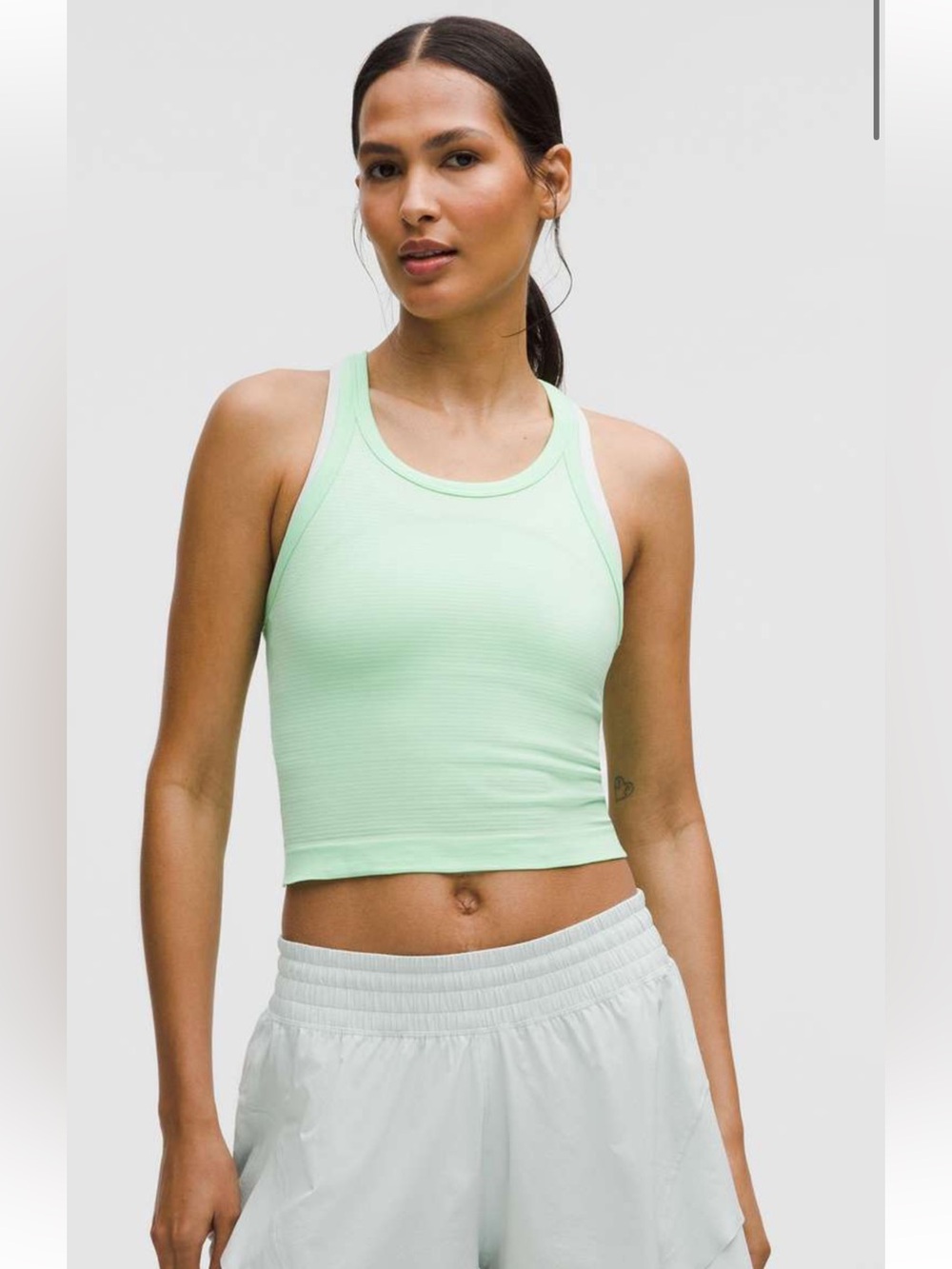 Lululemon Swiftly Tech Cropped Racerback Tank Top